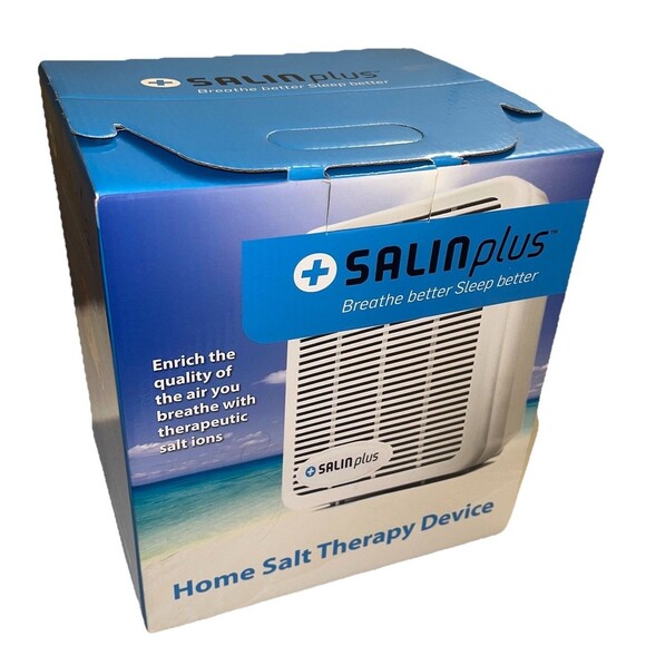 Salin Plus Home Salt Therapy Device Ionized Air Purifier SEE DETAILS NO CORD - Picture 1 of 14